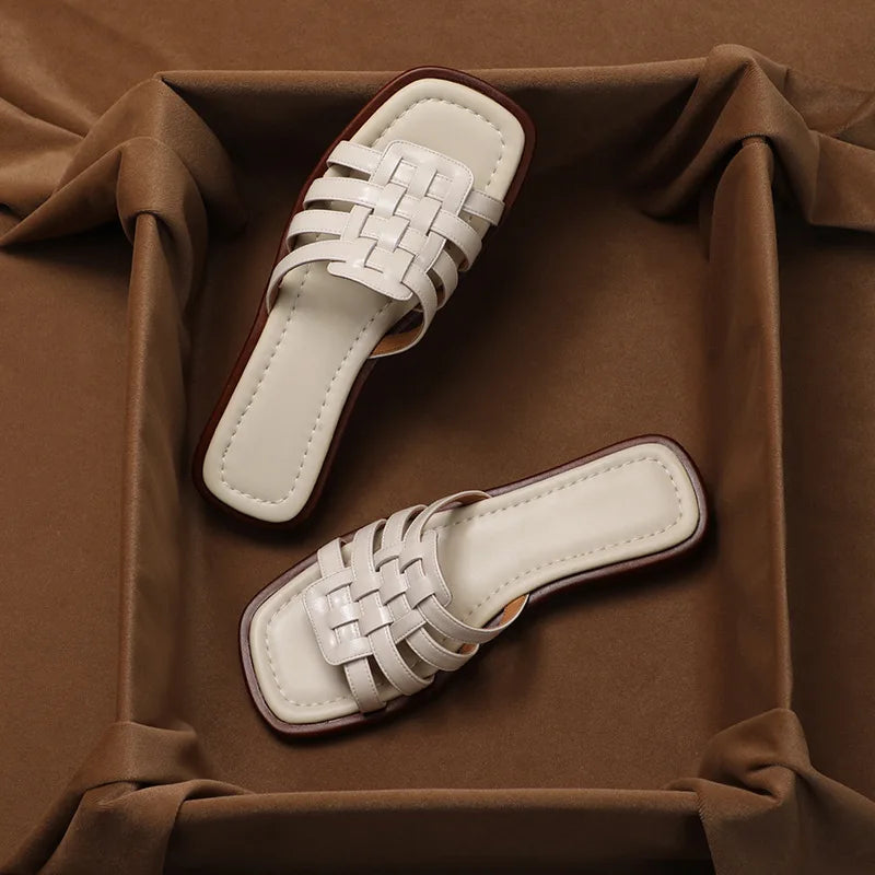 Summer Aqua Slippers