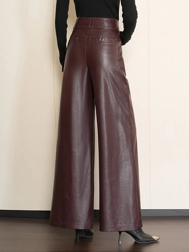 Elegance Leather Trousers