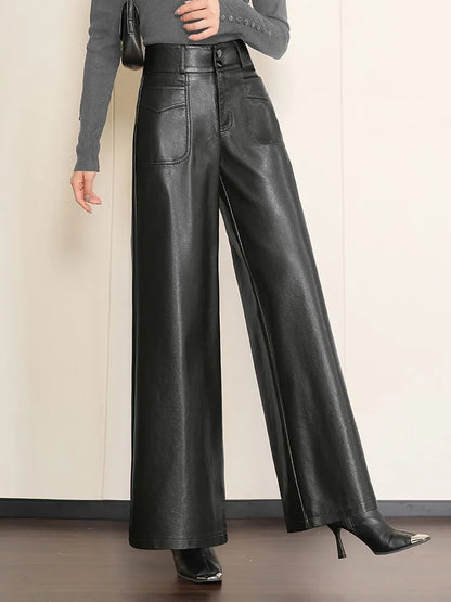 Elegance Leather Trousers